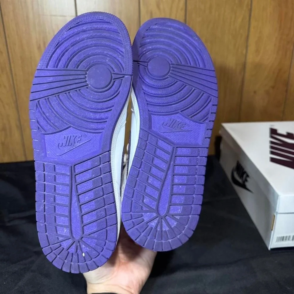 Nike‎ Air Jordan 1 Retro High Purple Thunder trainers Size 9.5 Womens
